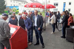 Hohes Interesse an der Solidaritätsaktion der SPD zum CAP-Markt.